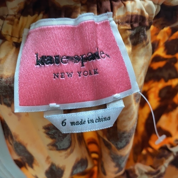 NWOT KATE SPADE panthera cheetah print dress - Picture 8 of 8